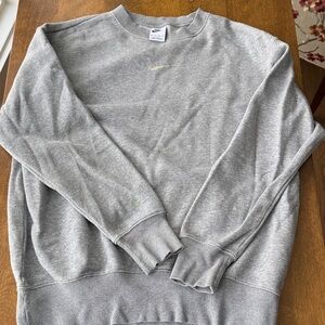 Nike Men's Heather Gray Crewneck Sweater